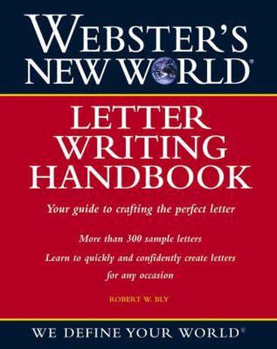 Webster'S New World Letter Writing Handbook - cover