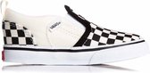 VANS TD Asher V (CHECKERS) BLACK/NATURAL -Maat 20