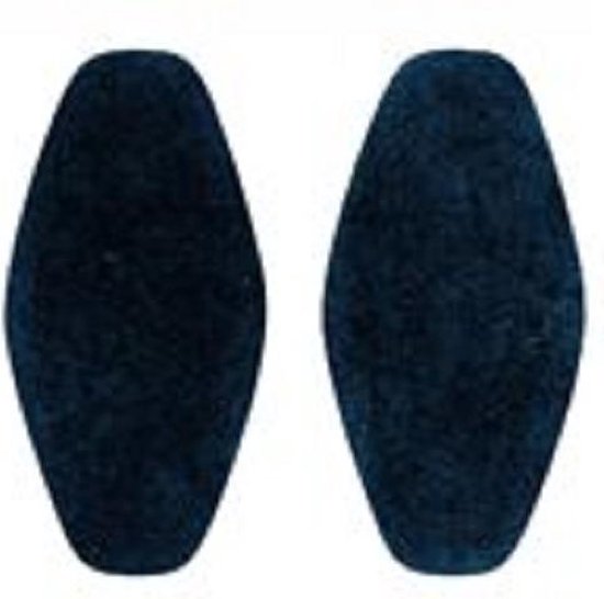 Restyle Strijkbaar Elleboogstukken Suedine GEEN SUEDE - Donker Blauw  -  95 x 185 mm
