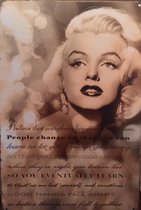 Retro plaat "Marilyn Monroe"