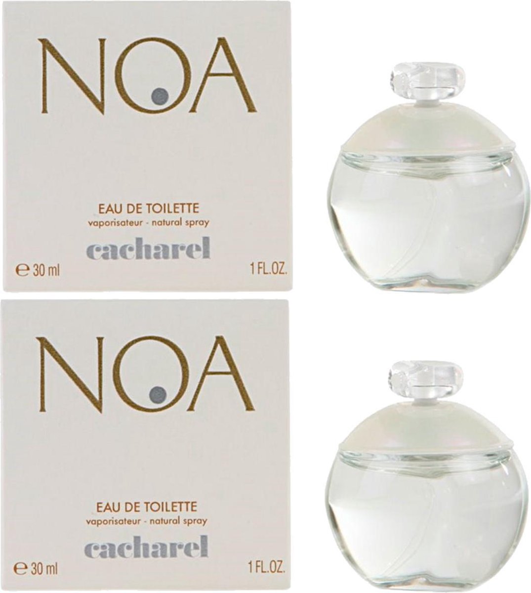 2x Cacharel Noa 30 ml - Eau de Toilette - Parfum féminin | bol.com