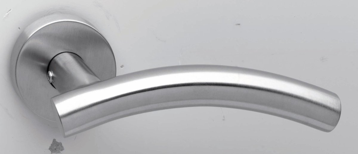 INTERSTEEL 195502 DEURKRUK GROENLO EN GEVEERDE KUNSTSTOF ONDERROZET RVS 1235.195502