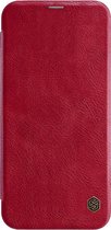 Nillkin Qin PU Leather Book Case - Samsung Galaxy J4+ / J4 Plus - Rood