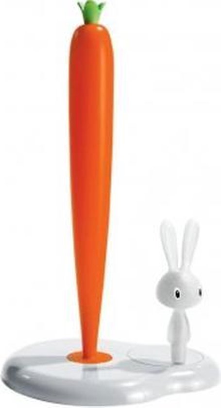 Alessi Bunny & Carrot - Keukenrolhouder - Wit