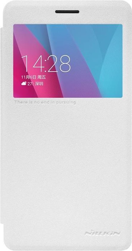 Nillkin Leather Case Huawei Honor 5X - Sparkle Series - White