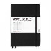 Leuchtturm1917 Notitieboek Zwart - Medium - Gelinieerd