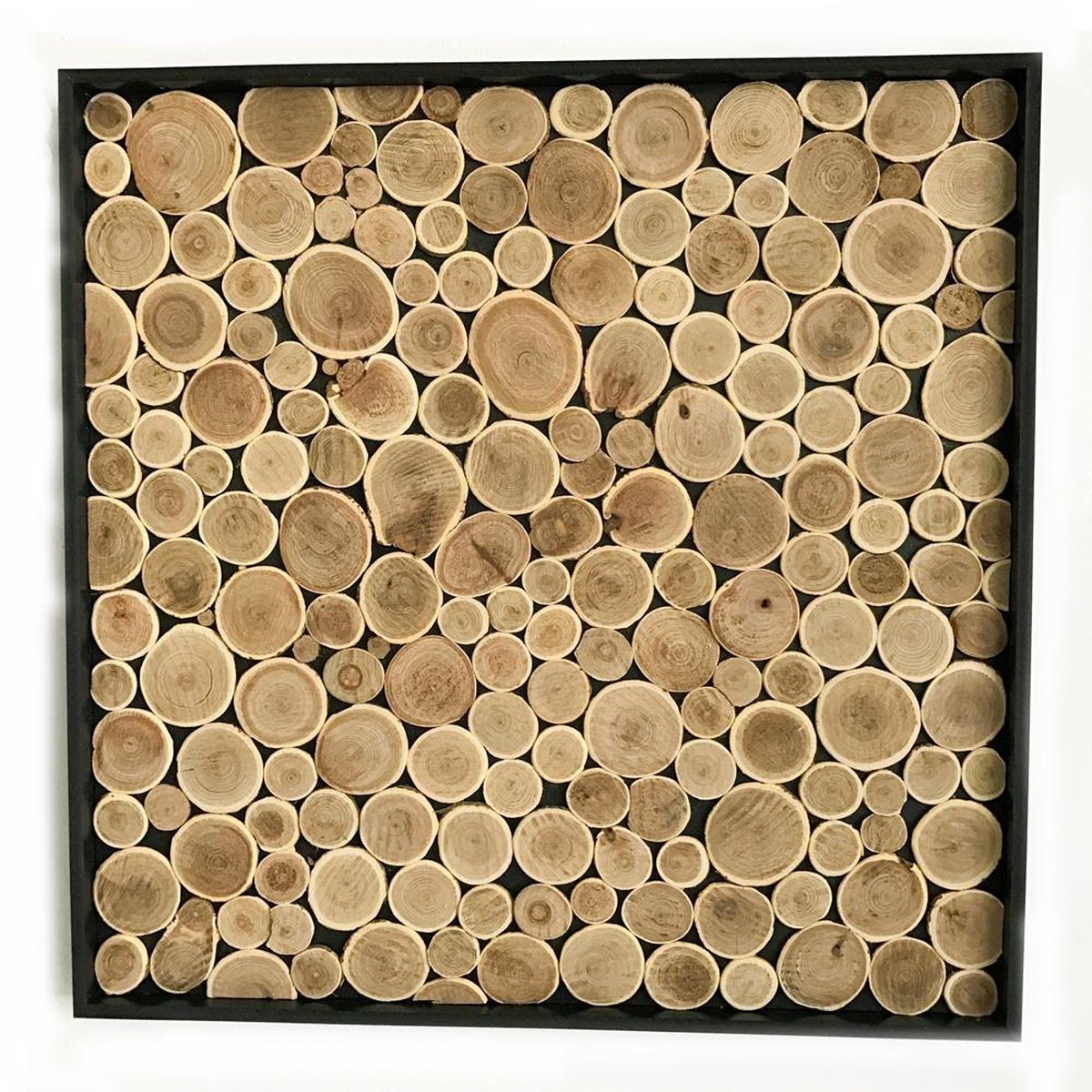 Wandpaneel Hout Boomstam naturel 50x50cm