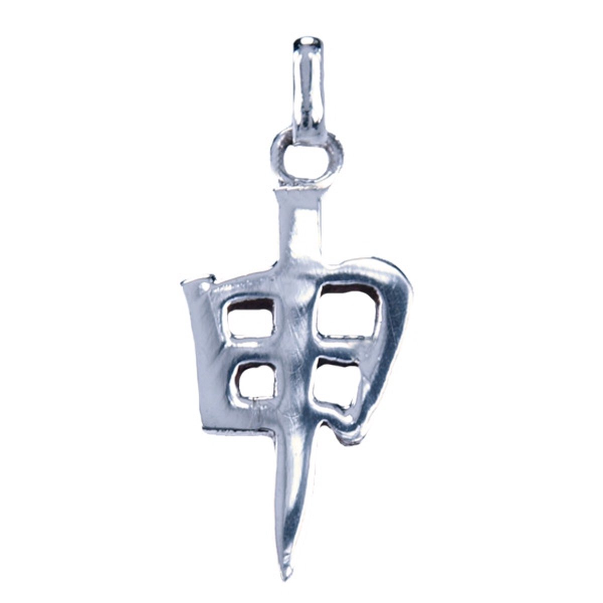 Zilveren Chinese horoscoop Aap - Nieuwsgierig ketting hanger