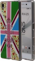 Keizerskroon TPU Cover Case voor Sony Xperia Z5 E6653 / E6603 Hoesje
