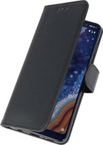 Bookstyle Wallet Case Hoesje voor Nokia 9 PureView Zwart