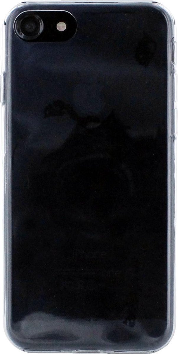 iPhone 8 Blanco Softcase Transparant