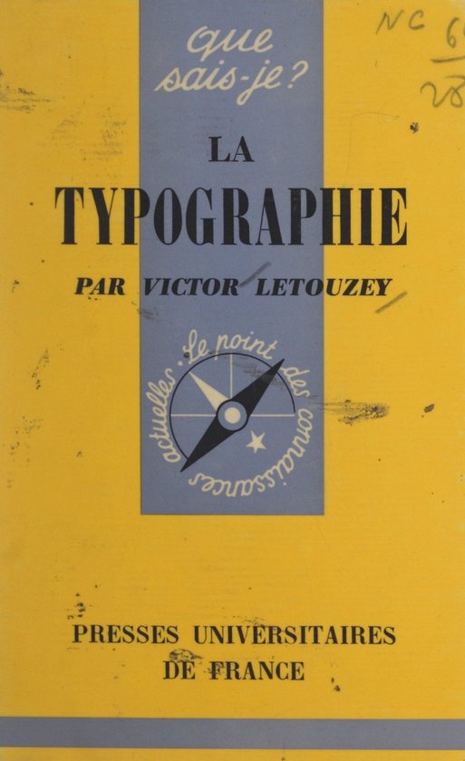 La typographie - cover