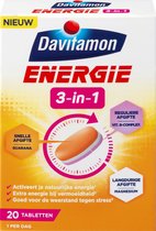 Davitamon Energie 3-in-1  Unieke Triple Layer - 20 tabletten - Multivitaminen