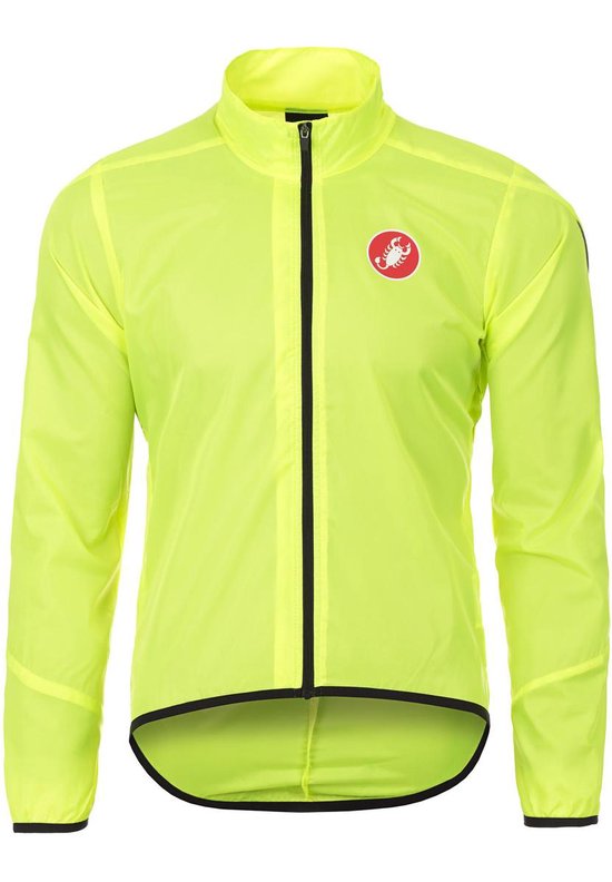 | Castelli Squadra Long Jacket yellow fluo Maat XL | Castelli Squadra Long Jacket yellow fluo Maat XL