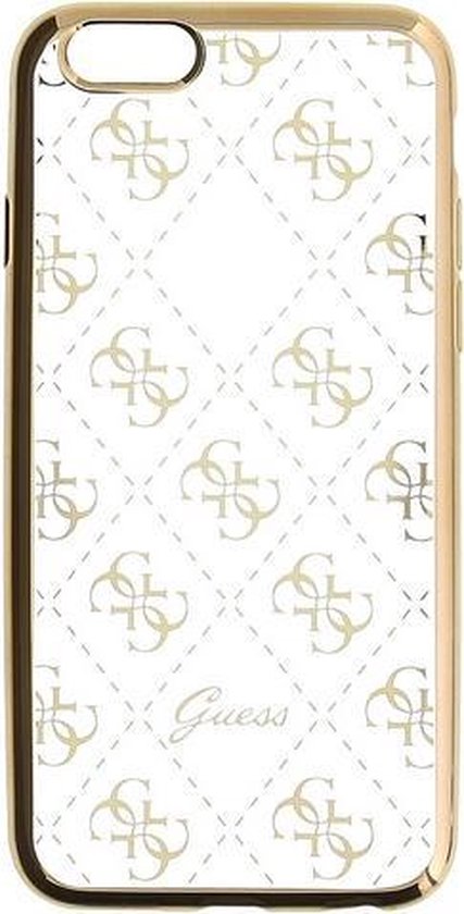 Guess 4G TPU Back Case - Geschikt voor Apple iPhone 5/5S - Goud