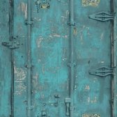 Dutch Wallcoverings vliesbehang deur - blauw