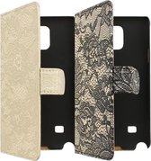 Samsung Galaxy Note 4 hoesje - CaseBoutique - Goud - Kunstleer