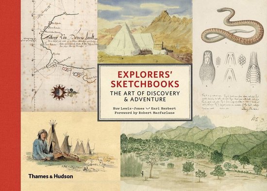 Boek cover Explorers Sketchbooks van Huw Lewis-Jones (Hardcover)