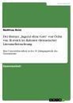 Der Roman 'Jugend ohne Gott' von Ödön von Horváth im Rahmen thematischer Literaturbetrachtung