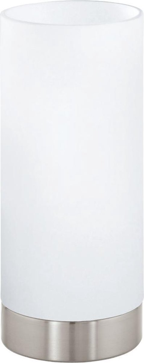 EGLO tafellamp Damasco nikkel/glas