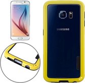 Kleurrijk PC Bumper Frame voor Samsung Galaxy S6 / G920(geel)