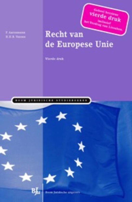 Recht van de Europese unie - cover