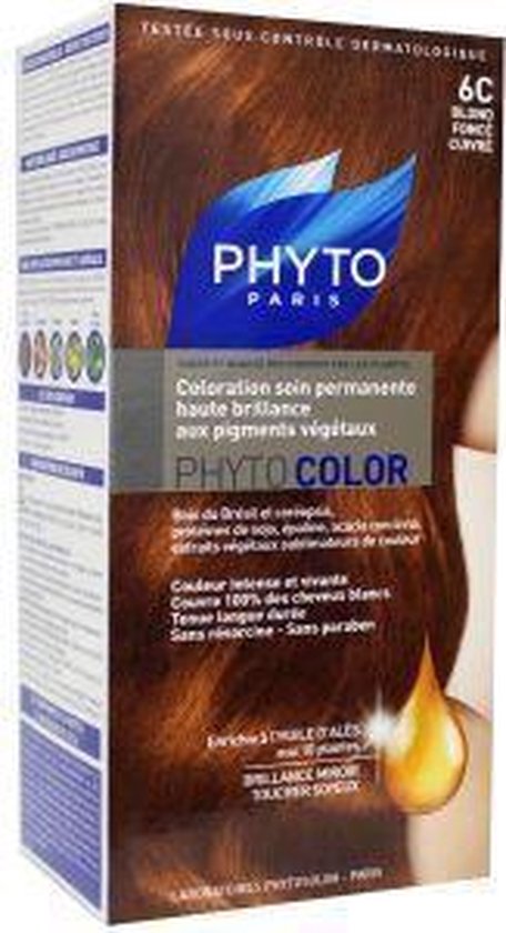 Phyto Phytocolor Haarkleuring - 6C Donker Koper Blond | bol.com