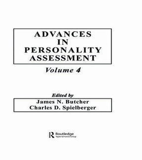 Advances in Personality Assessment - cover