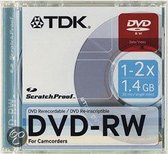 TDK DVD-RW 1.4 GB 8cm 2x Speed Jewel Case