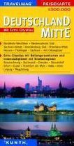 KUNTH Reisekarte Deutschland Mitte 1 : 300 000