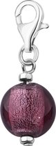 Quiges - Pendentif Charm Charm Argent 925 Perle Violet - HC004