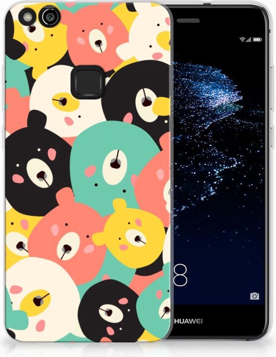Huawei P10 Lite Telefoonhoesje met Naam Bears