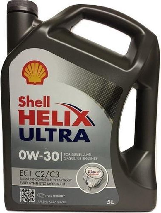 Shell Helix Ultra 0w30 C2/C3 Motorolie - 5L bol.com