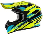 Jopa Helmet HUNTER Revolt Fluo Yellow-Blue 56-S