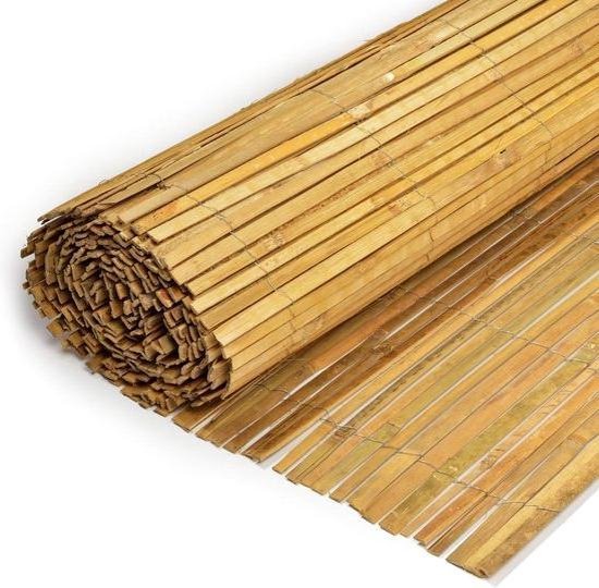 theorie Afgekeurd monteren Gespleten Bamboe Mat 100x500cm - ter afscherming van uw tuin of balkon |  bol.com