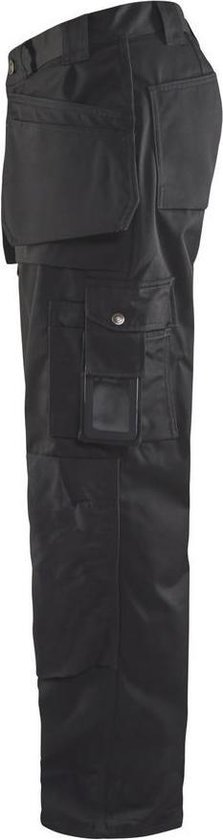 Blaklader Pantalon de travail avec genouillères 15301860 Pantalon de travail Noir NL: 58 BE: 52