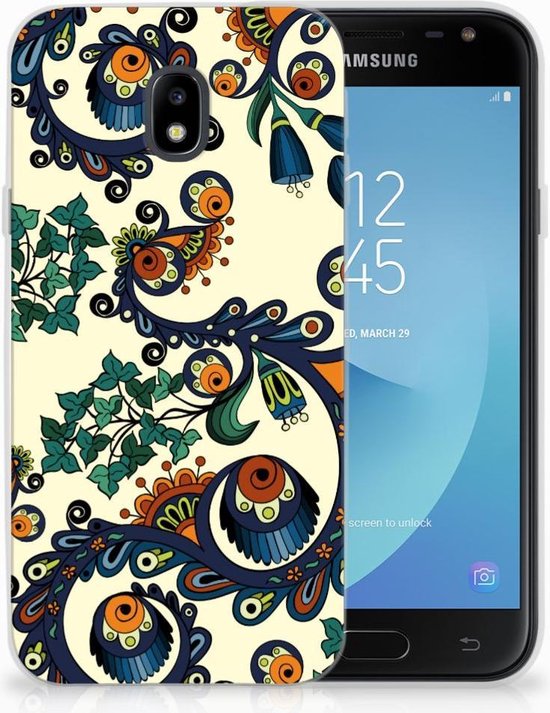 Coque pour Samsung Galaxy J3 2017 Protection Housse Barok Fleur | bol