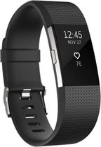 Bracelet de montre pour Fitbit Charge 2 - Bracelet de montre Sport en Siliconen Zwart - Bracelet petit - Convient pour le tracker d'activité / bracelet / bracelet / bracelet sport - noir - taille petite