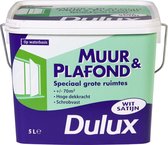 Dulux Muur & Plafondverf - Wit - Satin - 5 liter