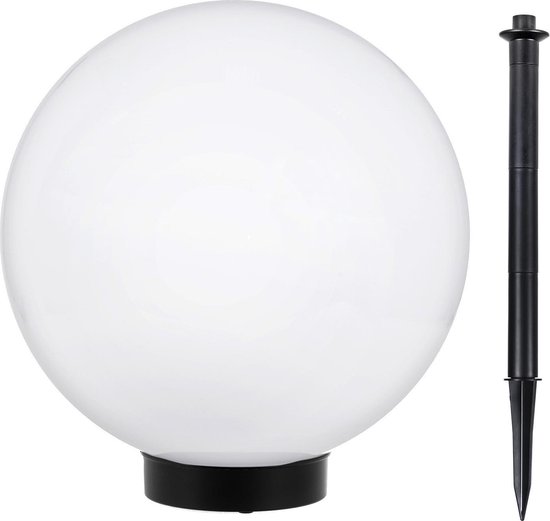 GreenBlue - Tuin Solar LED-lamp 30 cm - Tuinlamp - Solar Garden Lamp Ball GB168 - Wit - IP44