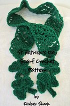 Boekomslag van 'St. Patrick's Day Scarf Crochet Pattern'