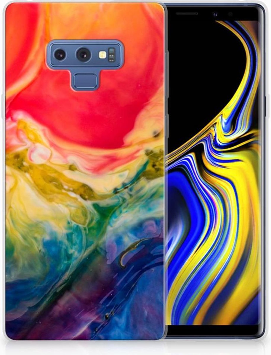 Hoesje maken Samsung Galaxy Note 9 Watercolor Dark