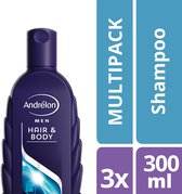 Bol.com Andrélon Hair & body - Shampoo - 300 ml - 3 stuks -voordeelverpakking aanbieding