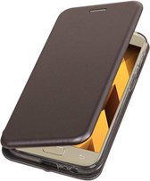 BestCases.nl Grijs Premium Folio leder look booktype smartphone hoesje voor Samsung Galaxy A3 2017 A320