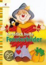 Herbstlich bunte Fensterbilder