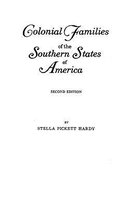 Omslag Colonial Families of the Southern States of America