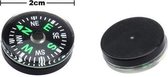 BonQ Mini Kompas - Zwart - 2 cm