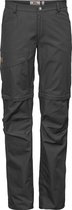 Fjällräven Daloa Shade Zip Off Trousers W Outdoorbroek Dames - Dark Grey