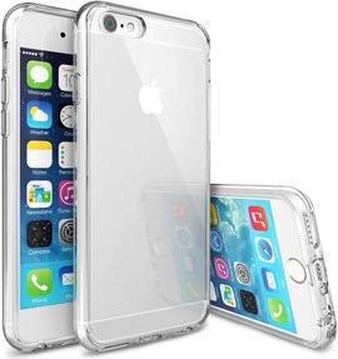 Hoesje geschikt voor Apple iPhone 6/6S - TPU Case Transparant (Sillicone Hoesje)