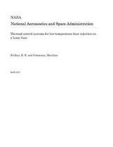 Thermal Control Systems for Low-Temperature Heat Rejection on a Lunar Base